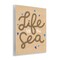 Stupell Industries Life By Sea Nautical Rope Wall Plaque Art Design by Deborah Curiel